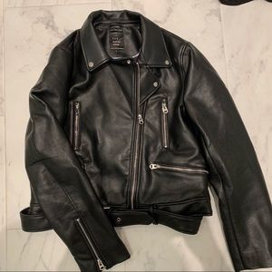 Zara leather jacket